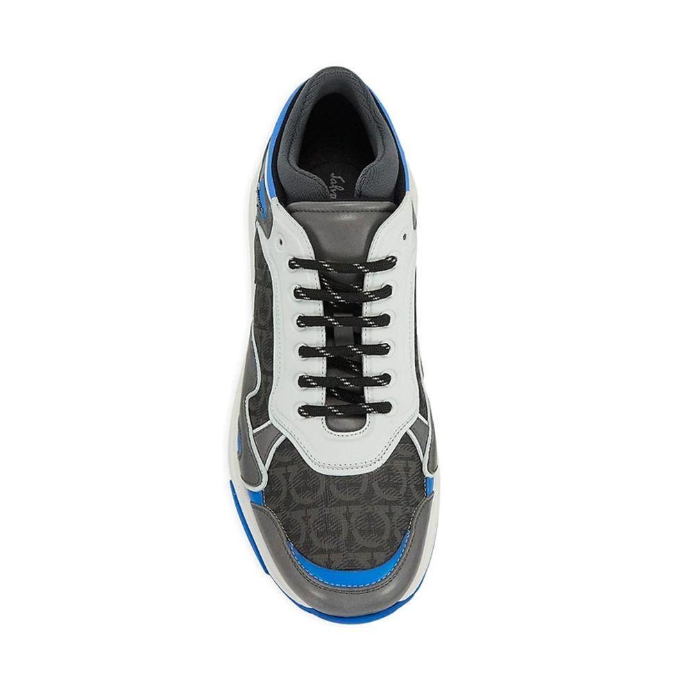 Salvatore Ferragamo Leather Logo Sneakers SA-8736574734548-EU44/US11