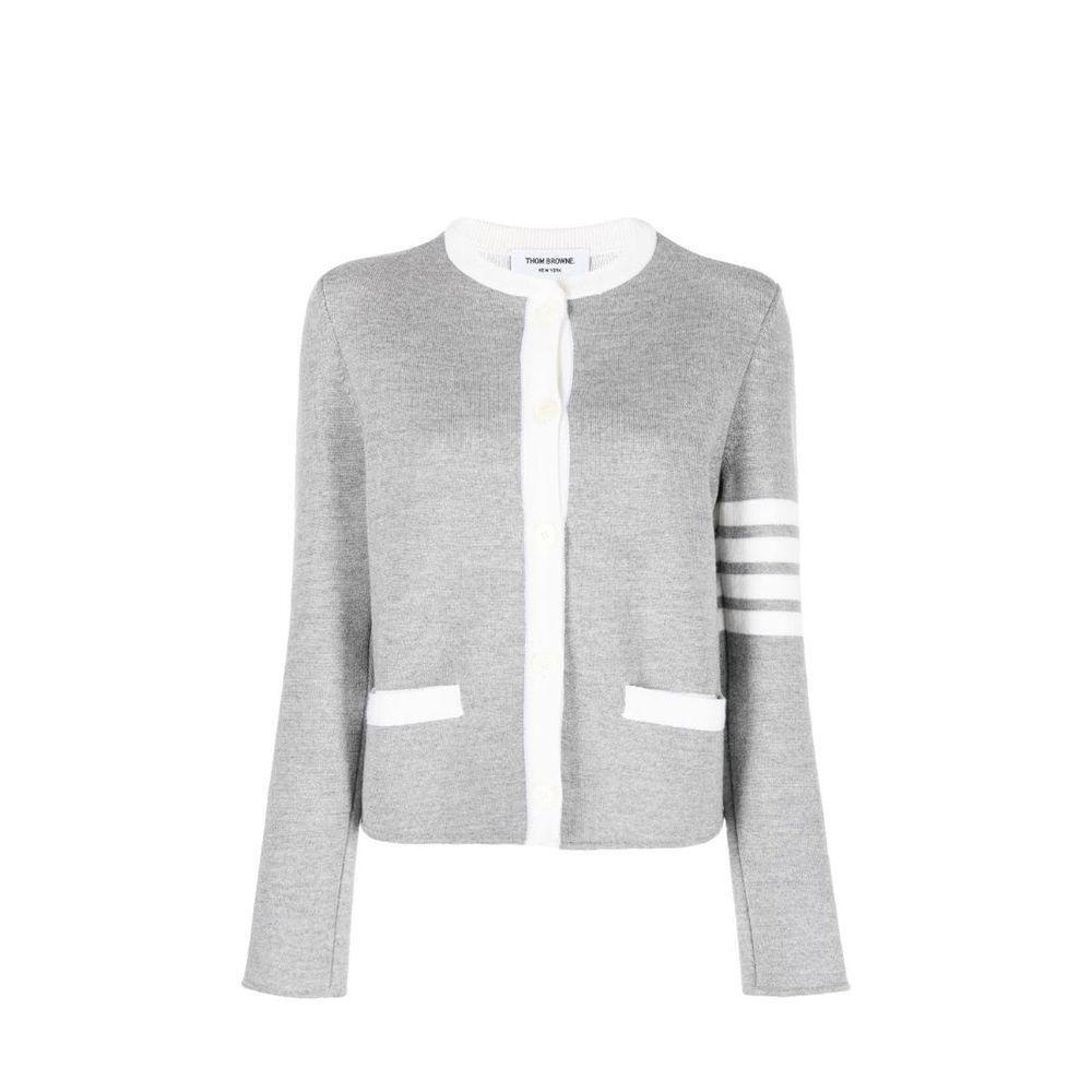 Thom Browne 4- Bar Wool Cardigan TH-8736590627028-36