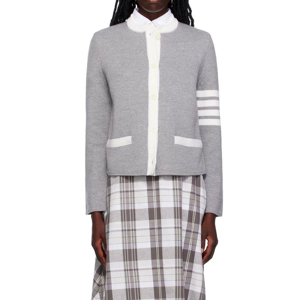 Thom Browne 4- Bar Wool Cardigan TH-8736590627028-36