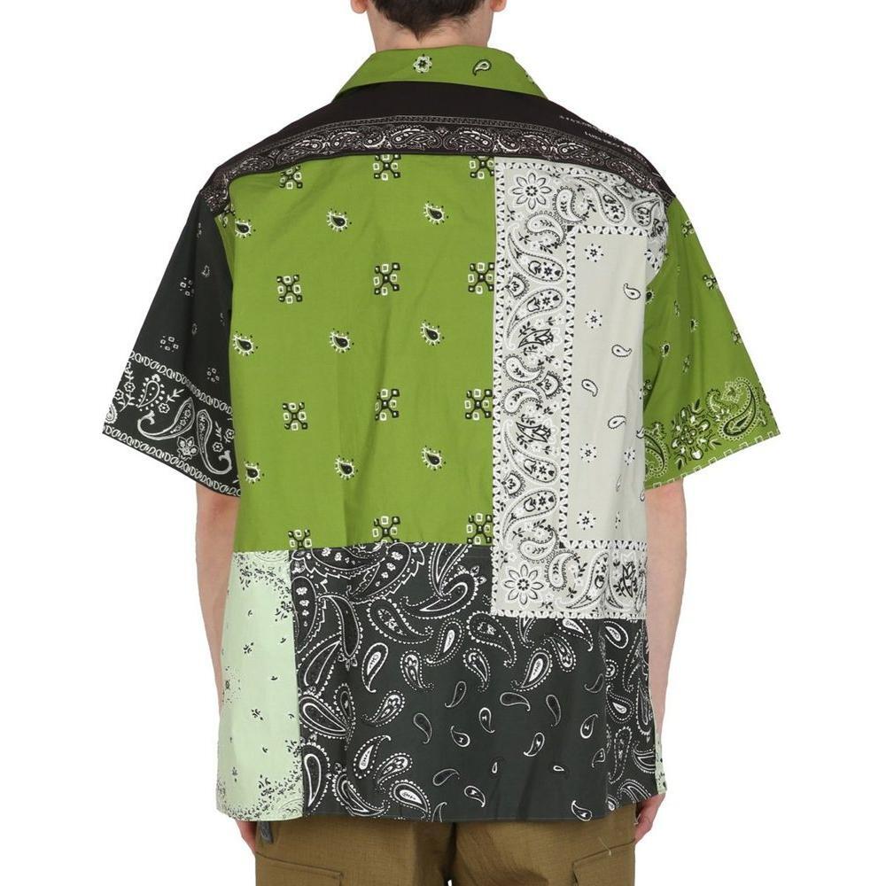 Kenzo Patchwork Cotton Shirt KE-8735505285332-XS
