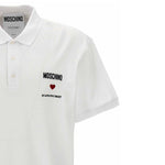 Moschino Couture In Love We Trust Cotton Polo MO-8735532384468-IT54 | XL