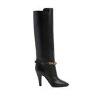 Saint Laurent Leather Boots SA-8736563888340-EU38.5/US8.5