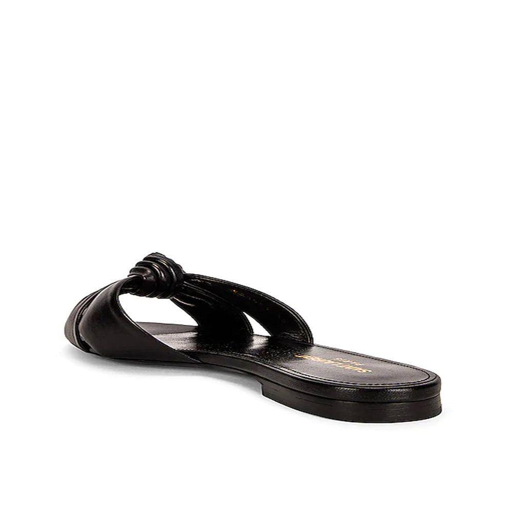 Saint Laurent Leather Slides SA-8736564445396-EU35/US5