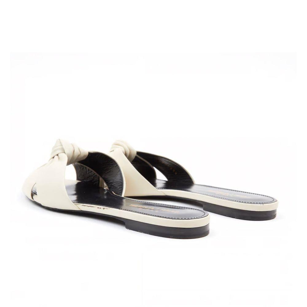 Saint Laurent Leather Slides SA-8736564510932-EU36/US6