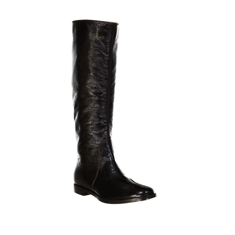 Sergio Rossi Leather Boots SE-8735589990612-EU35/US5