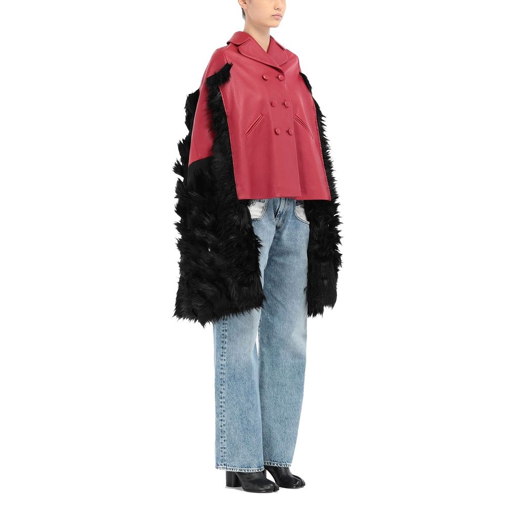 Maison Margiela Red Leather Cloacks