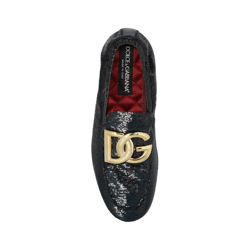 Dolce & Gabbana Ariosto Paillettes Loafers DO-8736339656916-EU39/US6