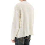 Dolce & Gabbana Linen Logo Sweater DO-8736353943764-M