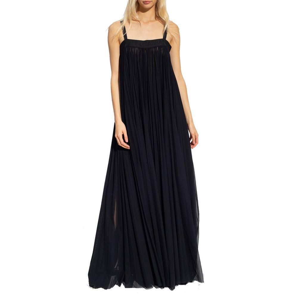 Dolce & Gabbana Maxi Pleated Dress DO-8736357384404-44