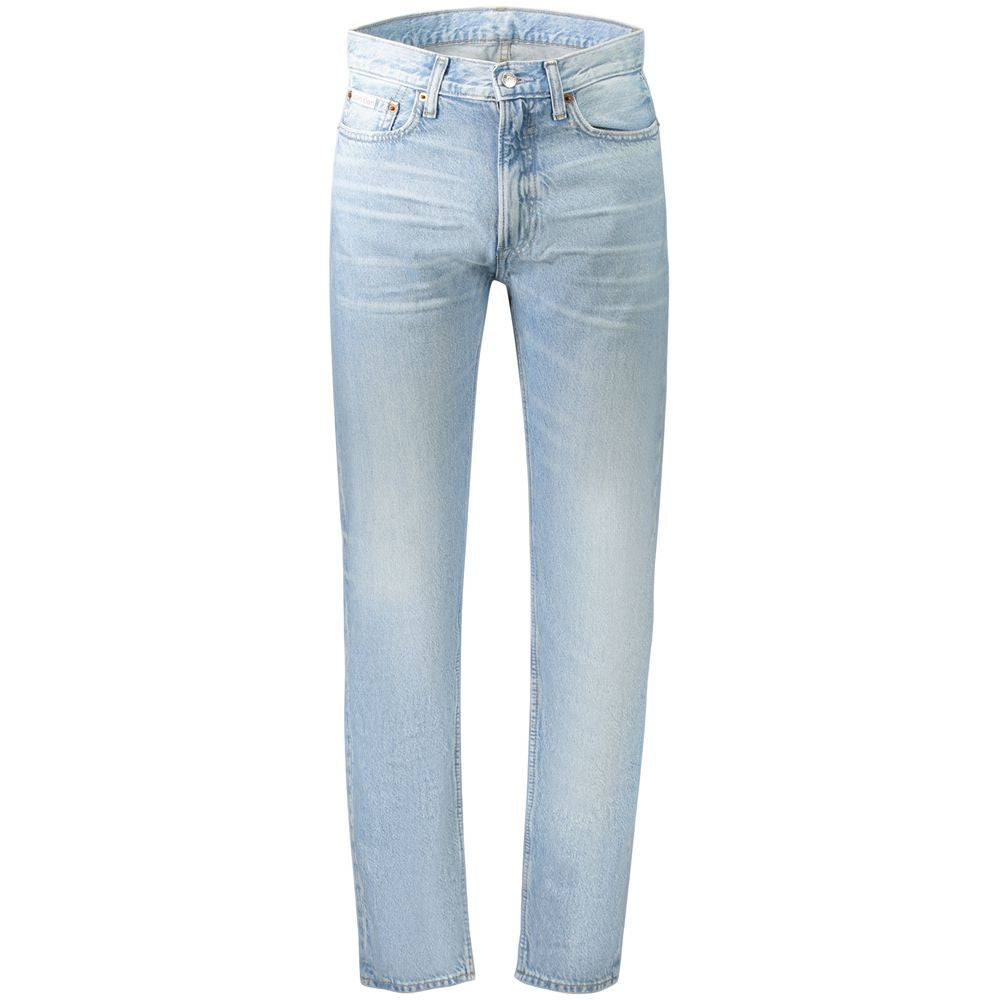Calvin Klein Blue Cotton Men Jeans CA-39195-W30 | L32