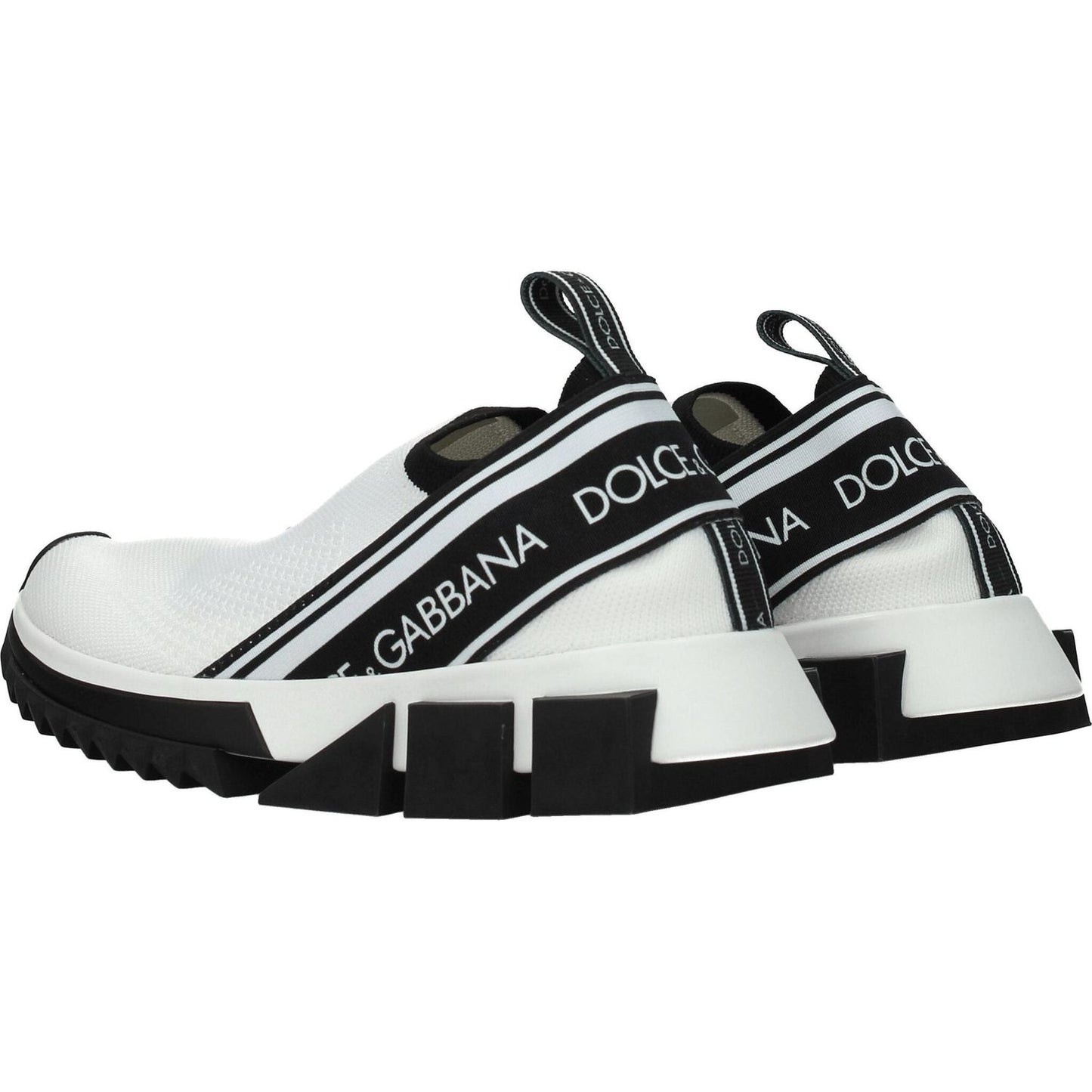 Dolce & Gabbana White Fabric Chunky Sneakers DO-8547147546889-EU35/US5