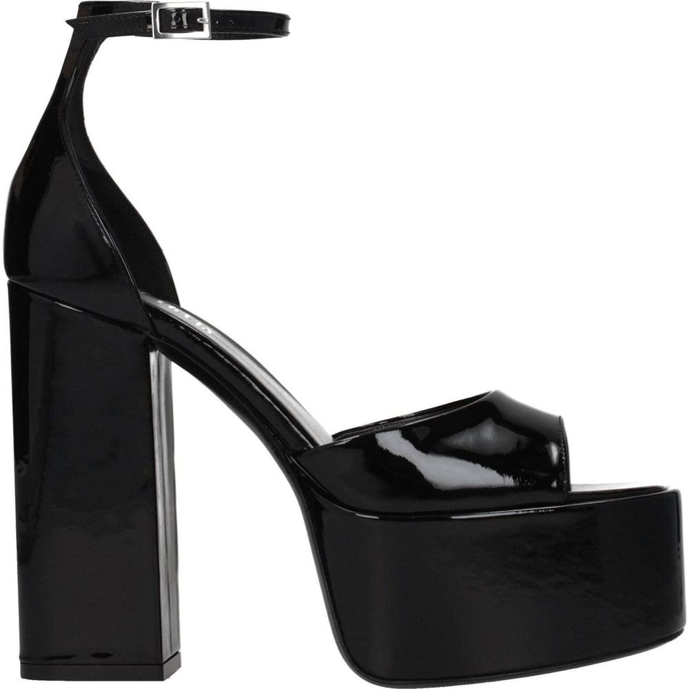 Paris Texas Black Leather Platforms PA-8547224486153-EU40/US10