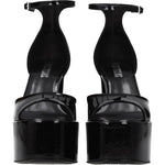 Paris Texas Black Leather Platforms PA-8547224486153-EU40/US10