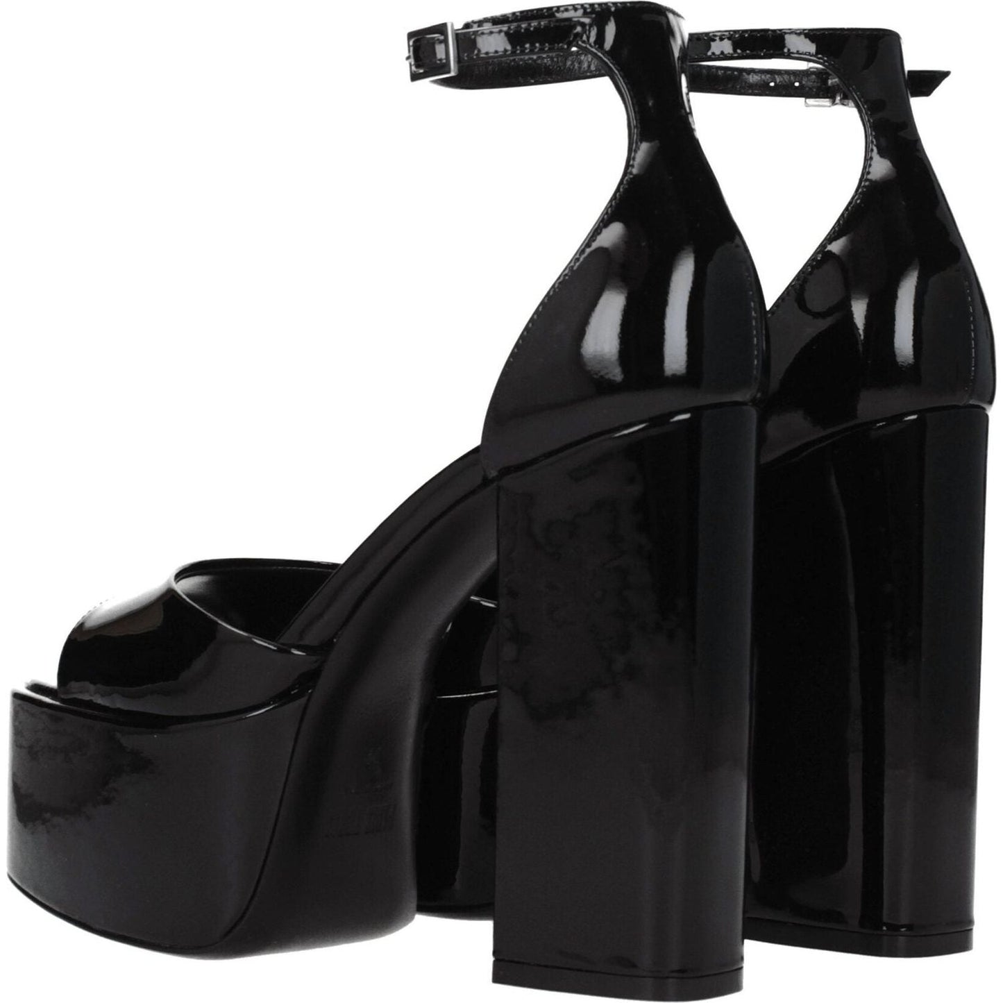 Paris Texas Black Leather Platforms PA-8547224486153-EU40/US10