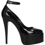 Paris Texas Black Leather Platforms Pumps PA-8547254927625-EU39/US9