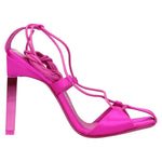 The Attico Pink Satin Stiletto Heels Sandals TH-8547286876425-EU36/US6