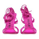 The Attico Pink Satin Stiletto Heels Sandals TH-8547286876425-EU36/US6