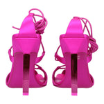 The Attico Pink Satin Stiletto Heels Sandals TH-8547286876425-EU36/US6