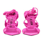 The Attico Pink Leather Stiletto Heels Sandals TH-8547287040265-EU36/US6