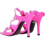 The Attico Pink Leather Stiletto Heels Sandals TH-8547287040265-EU36/US6