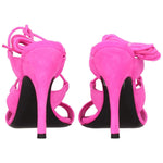 The Attico Pink Leather Stiletto Heels Sandals TH-8547287040265-EU36/US6