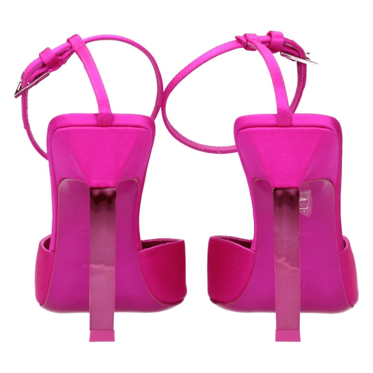 The Attico Pink Satin Stiletto Heels Sandals TH-8547287204105-EU37/US7