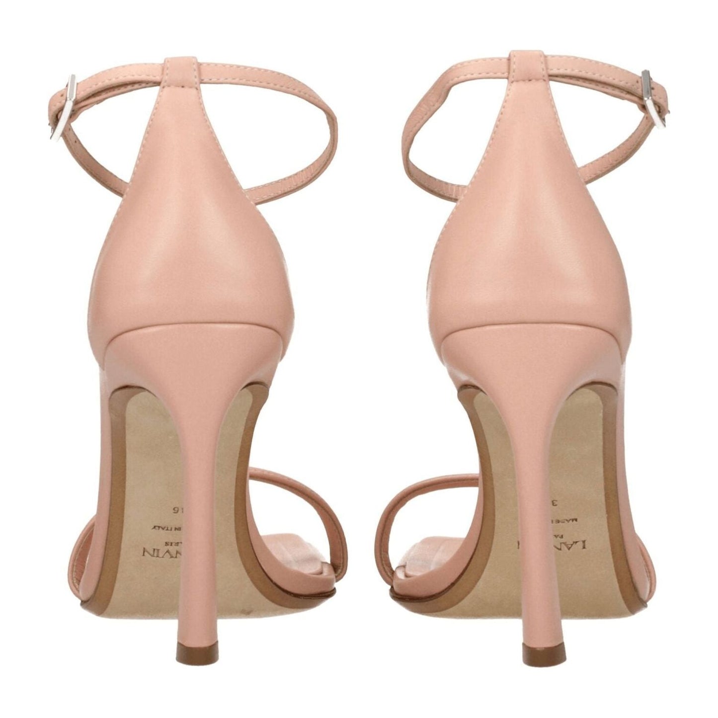 Lanvin Pink Leather Stiletto Heels Sandals LA-8547288056073-EU36/US6