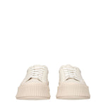 Jil Sander Beige Leather Platform Sneakers JI-8547352641801-EU39/US6