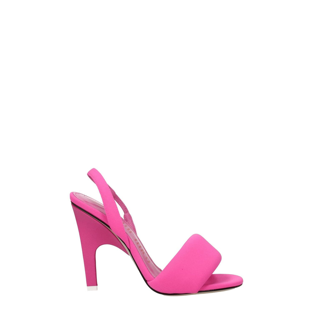 The Attico Pink Fabric Stiletto Heels Sandals TH-8547356147977-EU36/US6