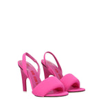 The Attico Pink Fabric Stiletto Heels Sandals TH-8547356147977-EU36/US6