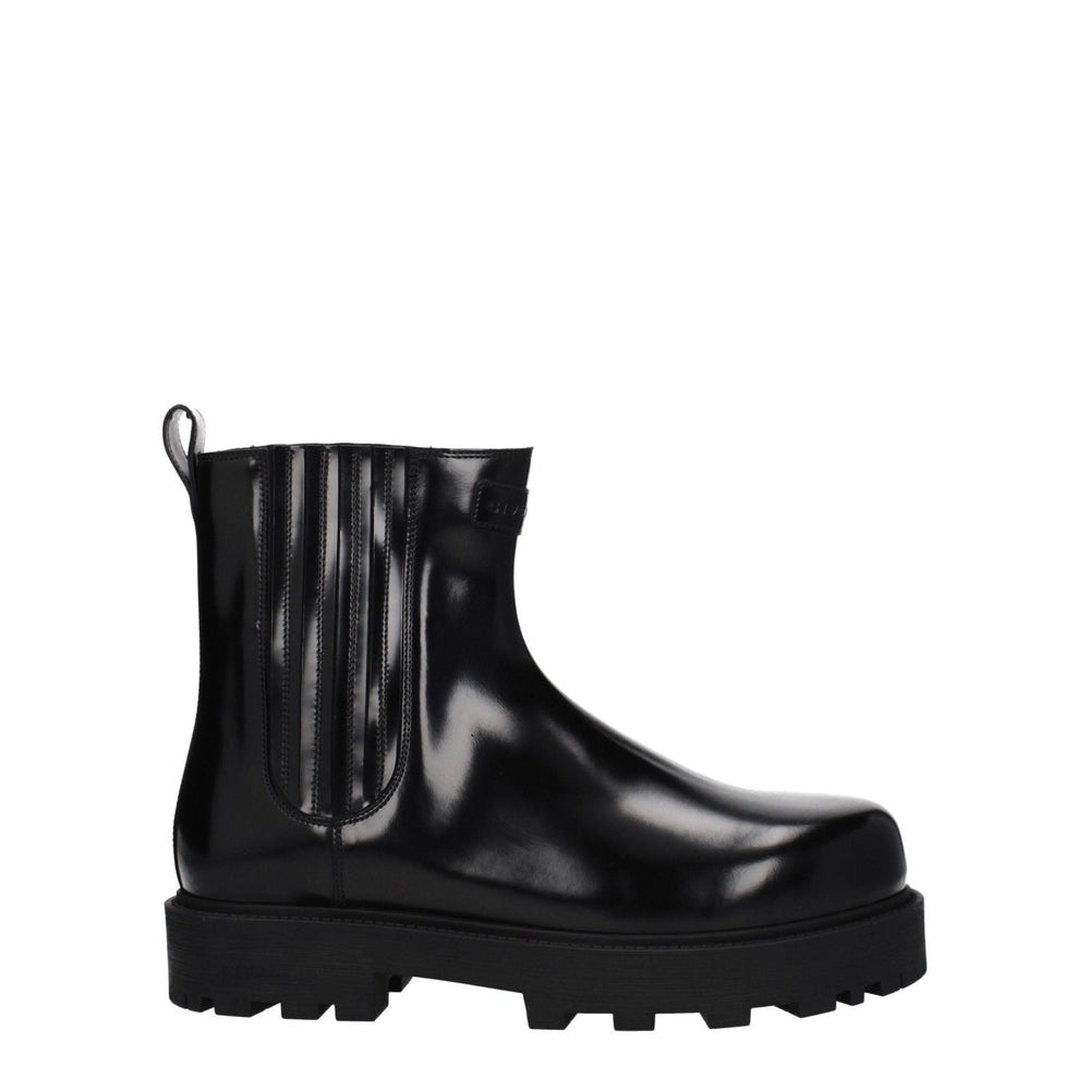 Givenchy Black Leather Ankle Boots GI-8547413491977-EU40/US7