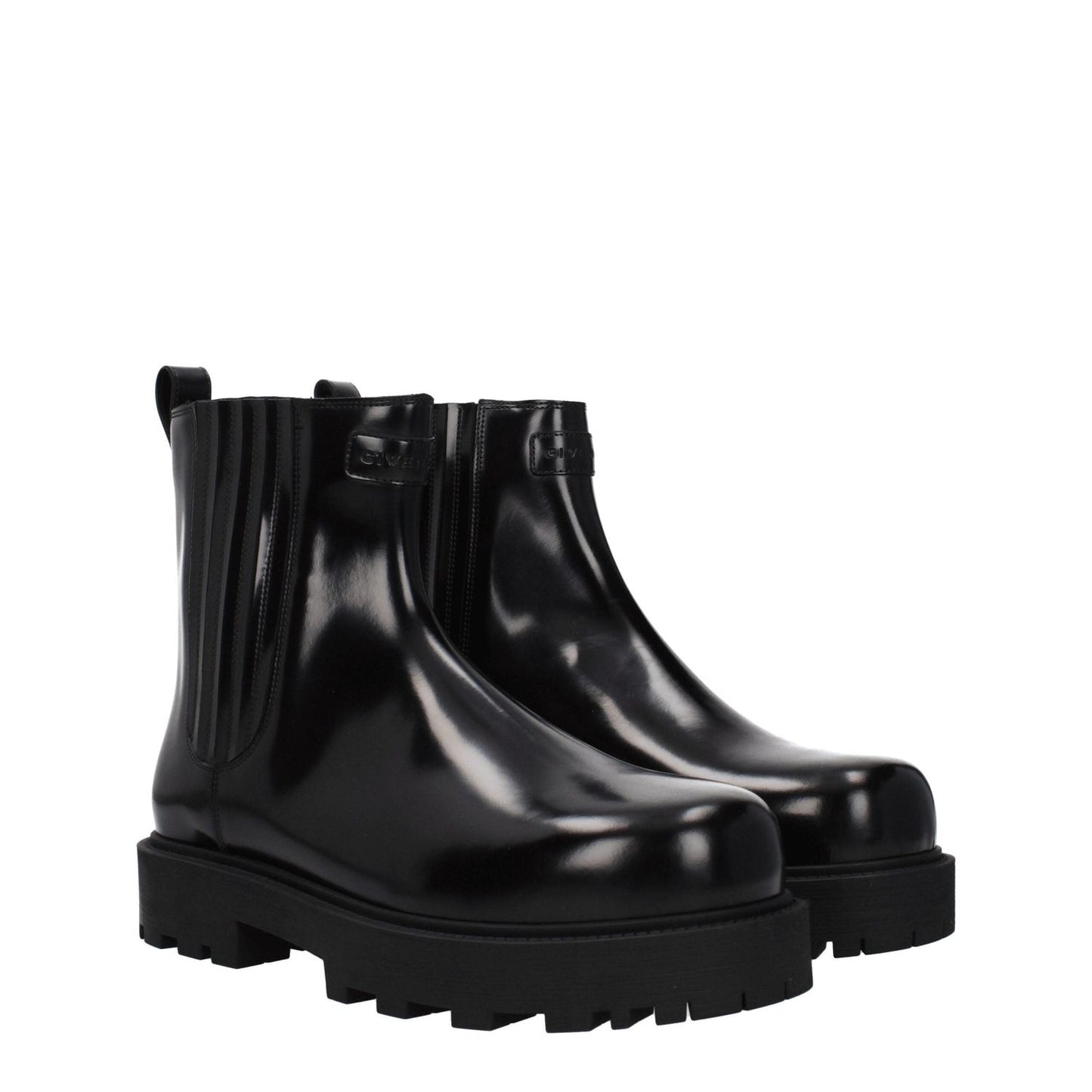 Givenchy Black Leather Ankle Boots GI-8547413491977-EU40/US7