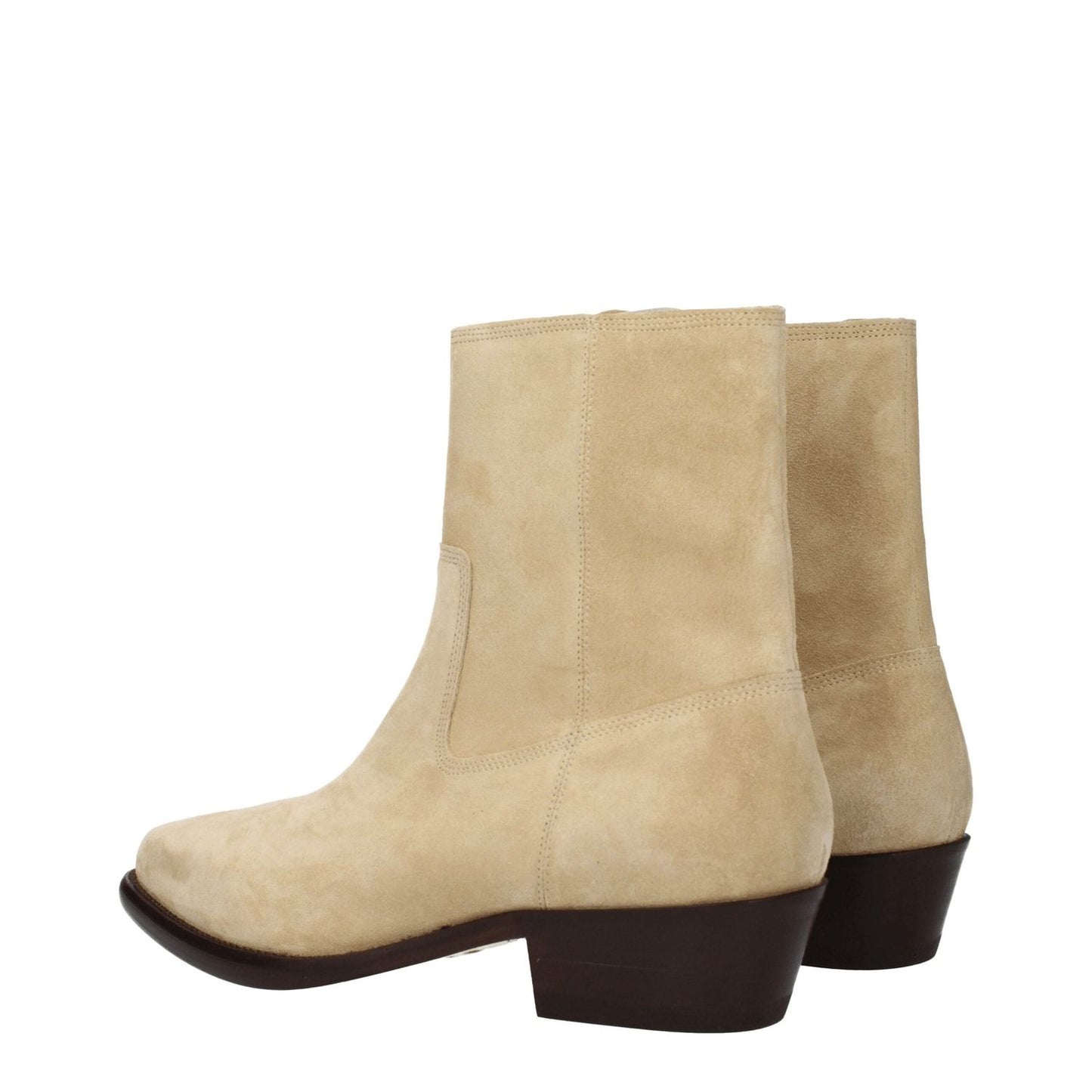 Isabel Marant Beige Leather Ankle Boots IS-8547414081801-EU40/US7