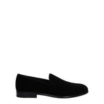 Dolce & Gabbana Black Velvet Slip-On Loafers DO-8547415621897-EU39/US6