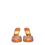 Paris Texas Orange Leather Stiletto Heels Sandals PA-8547463004425-EU38/US8