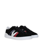 Moncler Black Leather Low Tops MO-9353168355593-EU40/US7