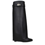 Givenchy Black Leather Boots GI-9482732536073-EU35/US5