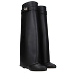 Givenchy Black Leather Boots GI-9482732536073-EU35/US5