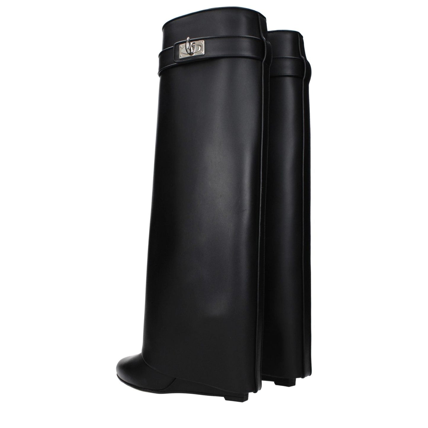 Givenchy Black Leather Boots GI-9482732536073-EU35/US5