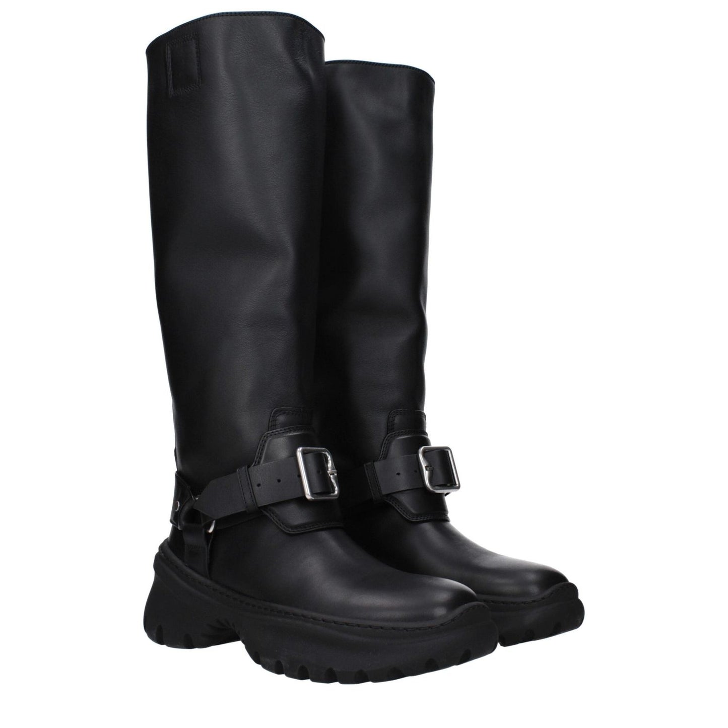 Burberry Black Leather Boots BU-9492853489929-EU36/US6