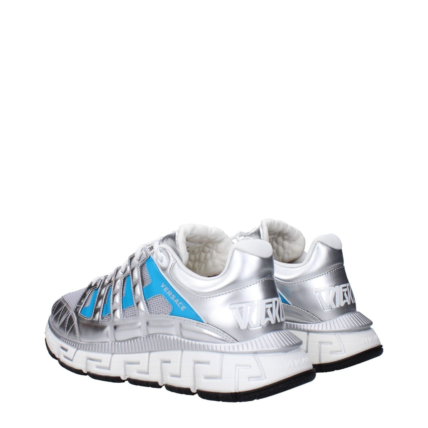 Versace Gray Fabric Athletic Sneakers VE-14884856955145-EU44/US11