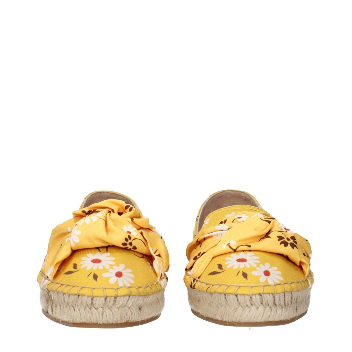 Miu Miu Yellow Fabric Espadrilles MI-15185683775753-EU39/US9