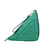 Prada Green Leather Clutch Bags PR15185802690825BT