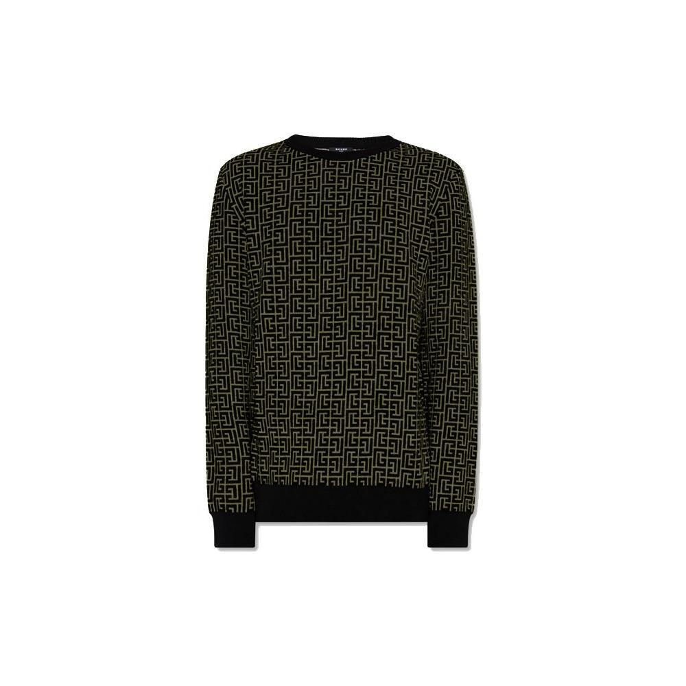 Balmain Green Wool Sweater BA-15805-M