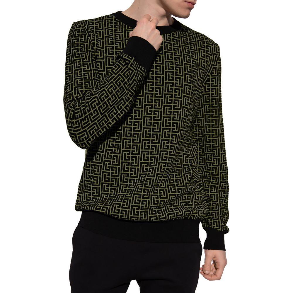 Balmain Green Wool Sweater BA-15805-M