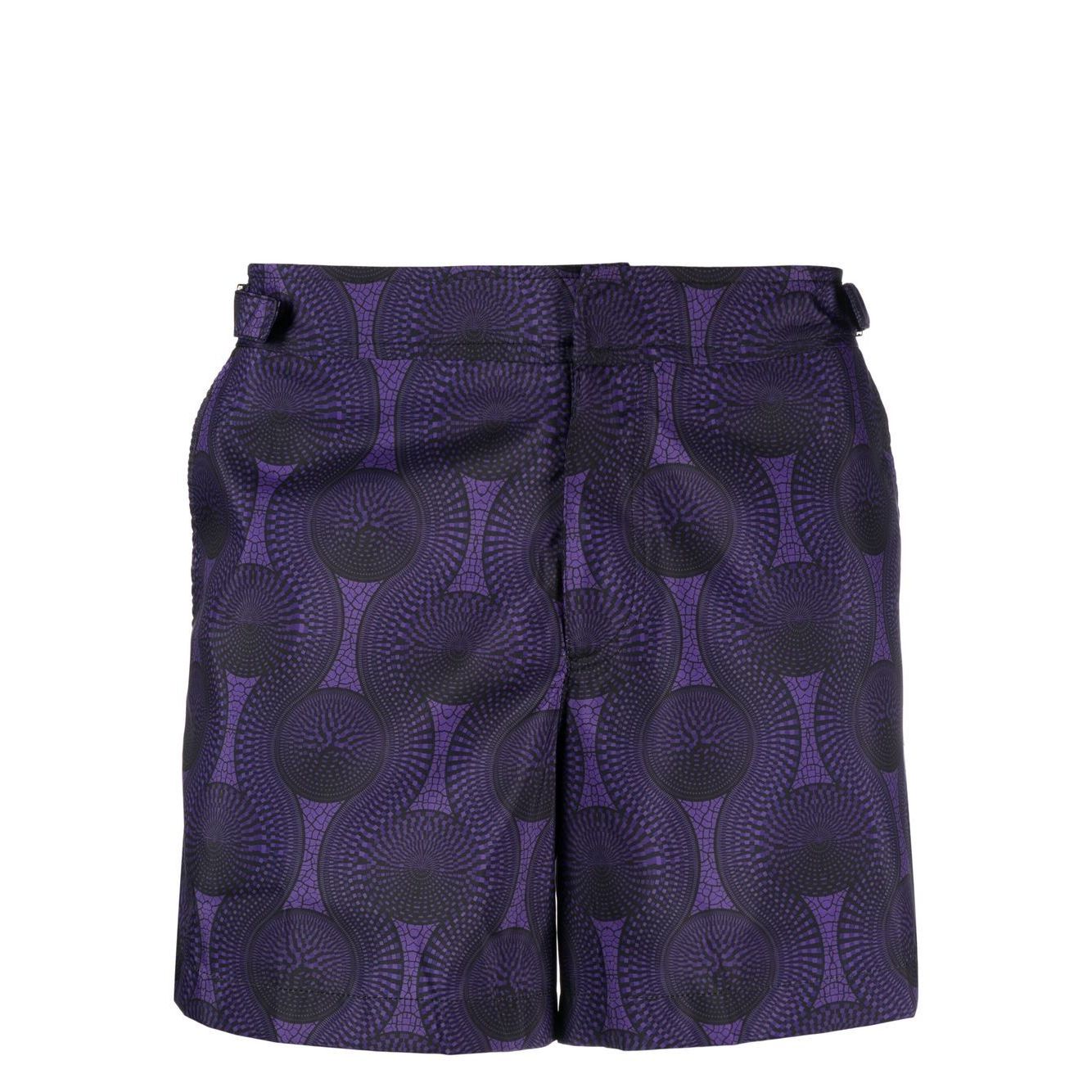 OZWALD BOATENG Sea clothing Purple Beachwear & underwear
