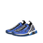 Dolce & Gabbana Blue Logo Low Top Sorrento Sneakers Shoes MV7743-40