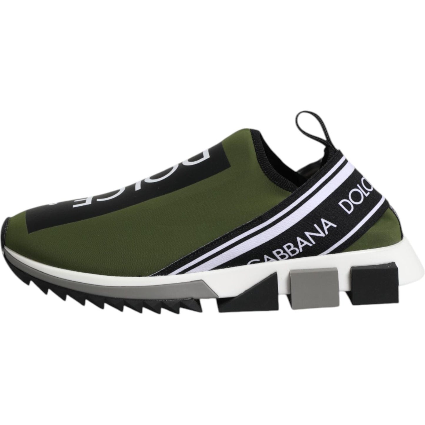 Dolce & Gabbana Green Logo Low Top Sorrento Men Sneakers Shoes MV7755-43.5