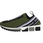 Dolce & Gabbana Green Logo Low Top Sorrento Men Sneakers Shoes MV7755-43.5