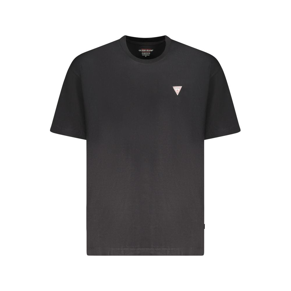 Guess Jeans Black Cotton Men T-Shirt GU-39217-XXL